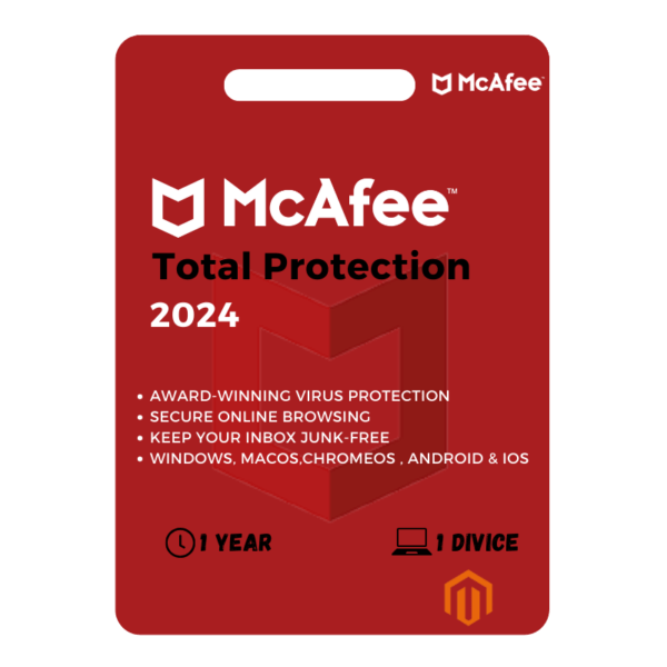 McAfee Total Protection 2024 Key